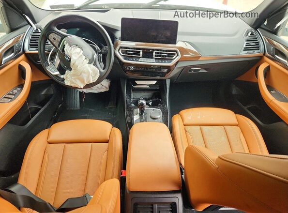5UX53DP0XN9J26085 2022 BMW X3 White წინა პანელის ხედი