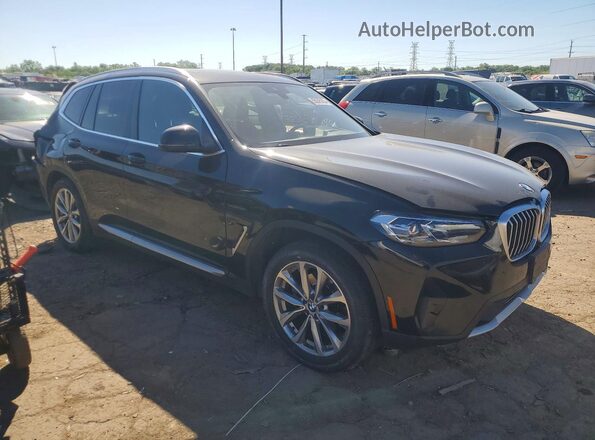 5UX53DP0XP9R88080 2023 BMW X3 Black Передня права чверть