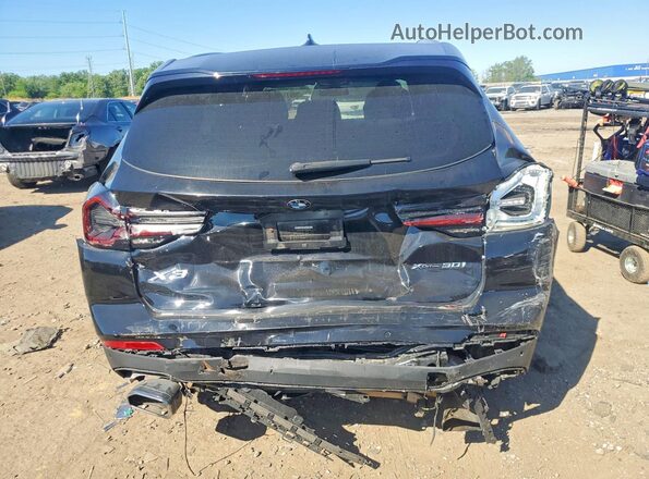 5UX53DP0XP9R88080 2023 BMW X3 Black Вид ззаду