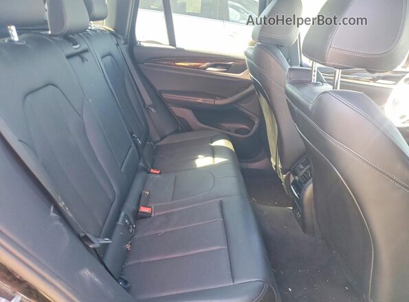 5UX53DP0XP9R88080 2023 BMW X3 Black Вид задньої частини салону