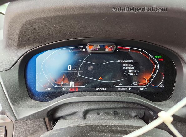 5UX53DP0XR9V02287 2024 BMW X3 Серый Вид щитка приборов