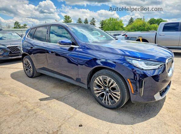 5UX53GP01S9Z38484 2025 BMW X3 Blue Առջևի աջ