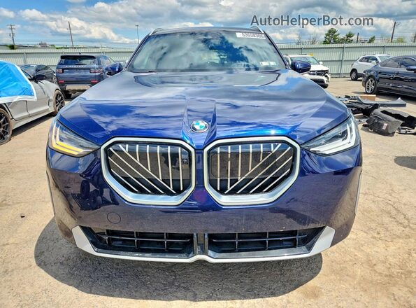 5UX53GP01S9Z38484 2025 BMW X3 Blue Դիմացի տեսք