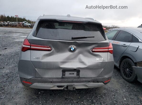 5UX53GP01S9Z81030 2025 BMW X3 Gray უკანა ხედი