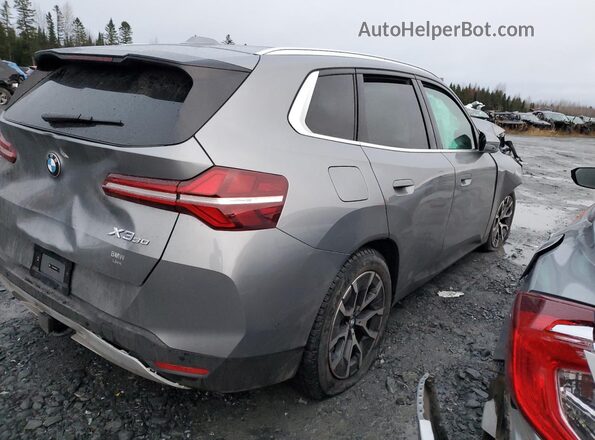 5UX53GP01S9Z81030 2025 BMW X3 Gray უკანა მარჯვენა