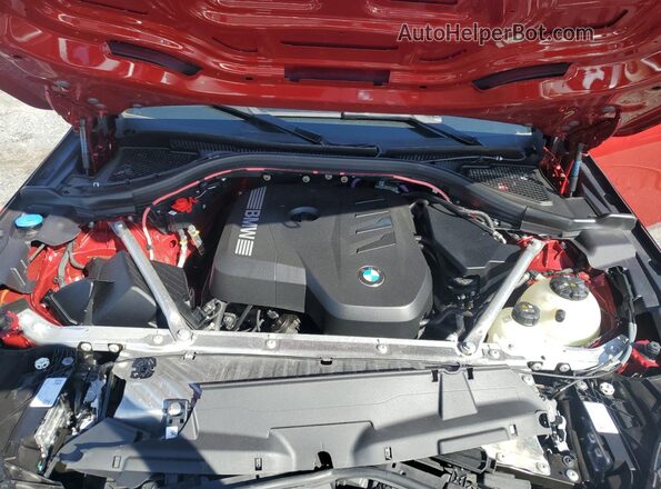 5UX53GP03S9Y72083 2025 BMW X3 Red Вид підкапотного простору