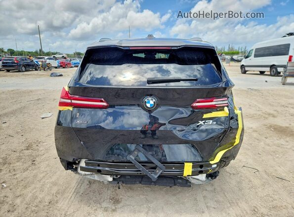 5UX53GP03S9Z82289 2025 BMW X3 Black უკანა ხედი
