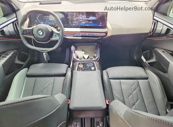 5UX53GP03S9Z82289 2025 BMW X3 Black წინა პანელის ხედი