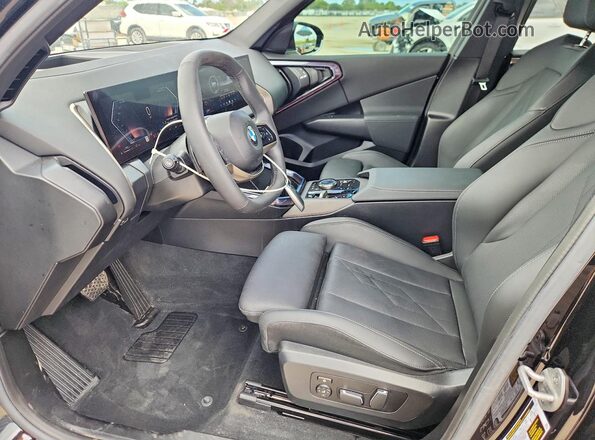 5UX53GP03S9Z82289 2025 BMW X3 Black წინა სალონის ხედი