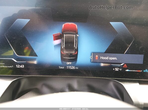 5UX53GP03T9251797 2026 BMW X3 Black Հետևի նստատեղերի տեսք