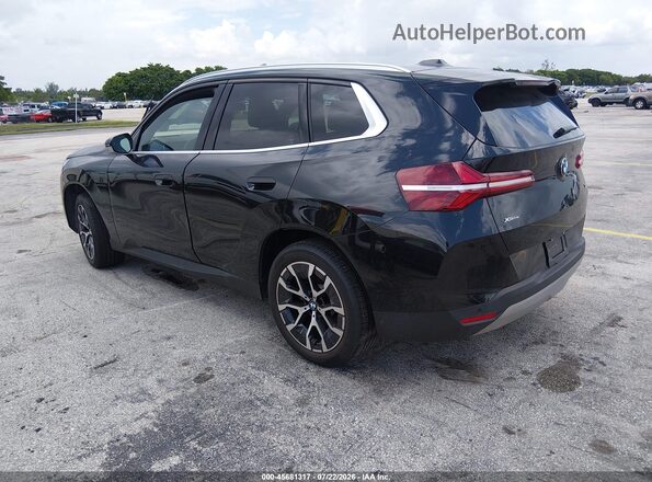 5UX53GP03T9251797 2026 BMW X3 Black Հետևի ձախ