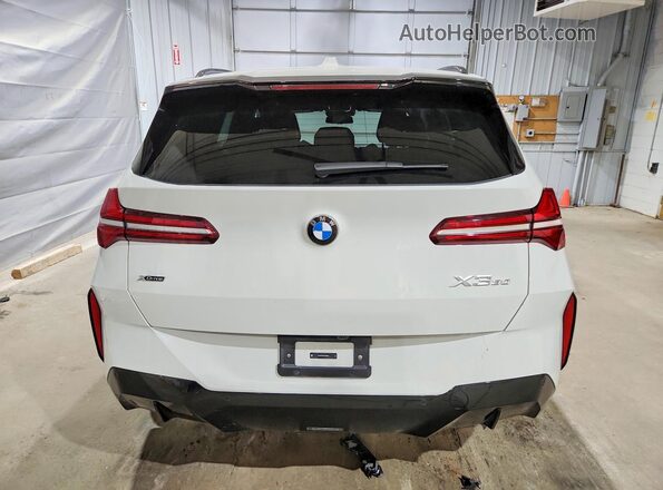 5UX53GP05S9033827 2025 BMW X3 White Vista trasera