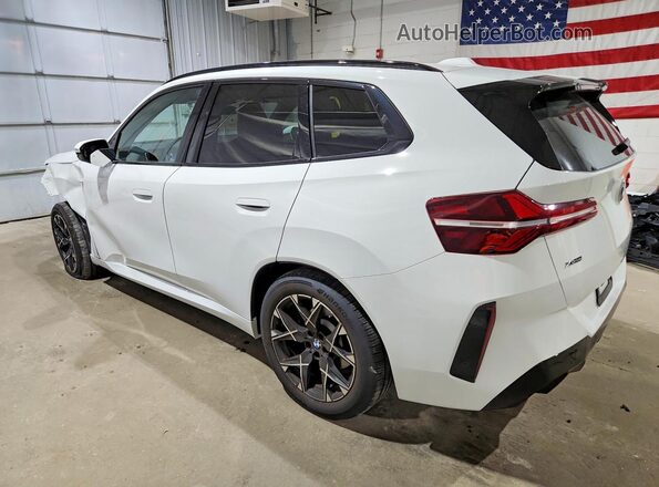 5UX53GP05S9033827 2025 BMW X3 White Trasero izquierdo