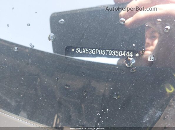 5UX53GP05T9350444 2026 BMW X3 Black Engine compartment view