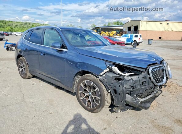 5UX53GP06S9Z49867 2025 BMW X3 Blue Delantero derecho