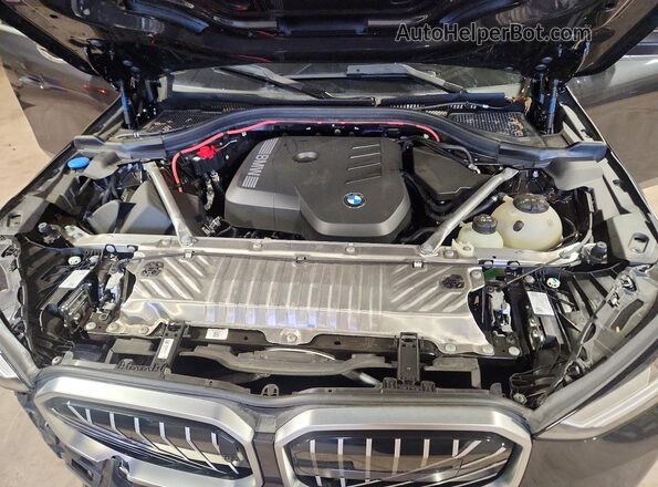 5UX53GP07S9Z53314 2025 BMW X3 Black Вид підкапотного простору