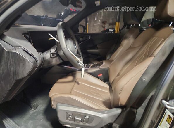 5UX53GP07S9Z53314 2025 BMW X3 Black Вид салону спереду