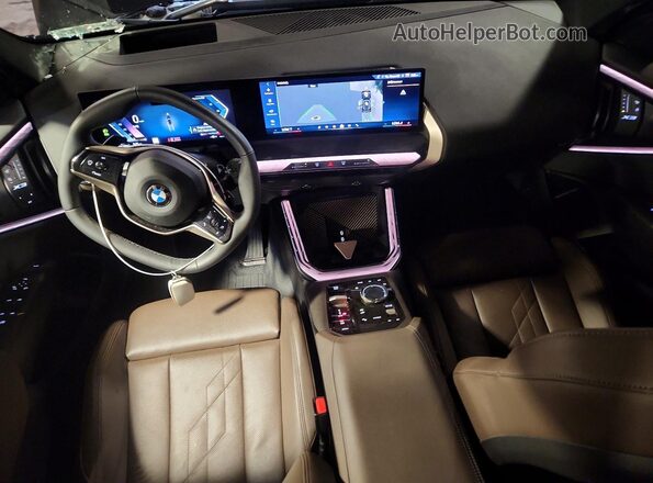 5UX53GP07S9Z53314 2025 BMW X3 Black Вид панелі приладів