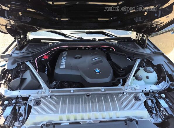 5UX53GP07T9168003 2026 BMW X3 Black VIN კოდის სტიკერის ხედი