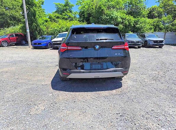 5UX53GP07T9168003 2026 BMW X3 Black უკანა ხედი
