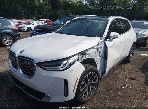 5UX53GP07T9429940 2026 BMW X3 White Передня ліва чверть
