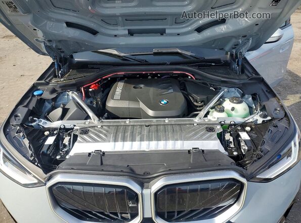 5UX53GP07T9434006 2026 BMW X3 Gray Engine compartment view