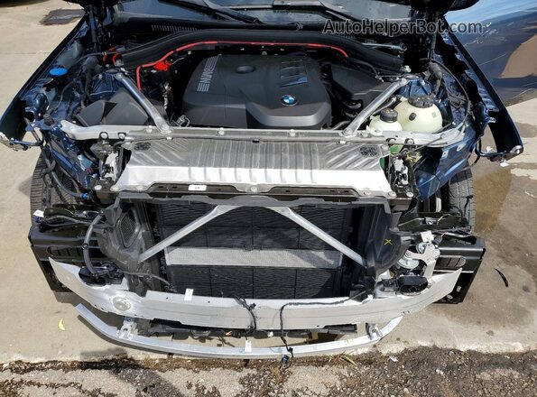 5UX53GP08S9Z75709 2025 BMW X3 Blue Engine compartment view