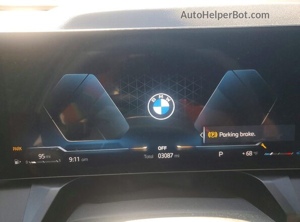 5UX53GP08T9205592 2026 BMW X3 White Widok zestawu wskaźników