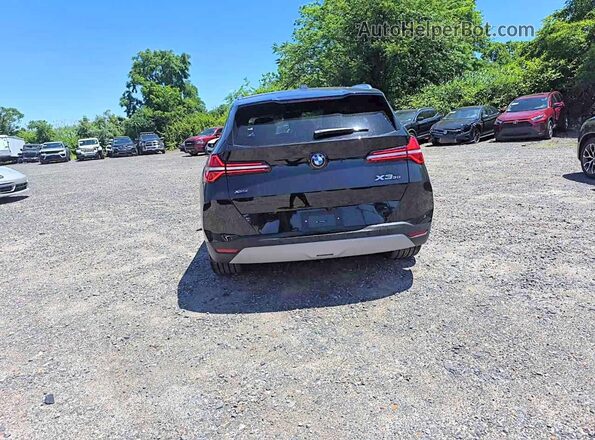 5UX53GP08T9433950 2026 BMW X3 Black Հետևի տեսք