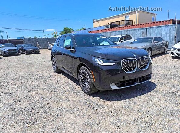 5UX53GP08T9433950 2026 BMW X3 Black Հետևի աջ