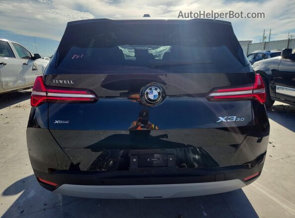 5UX53GP0XS9003223 2025 BMW X3 Black Вид ззаду