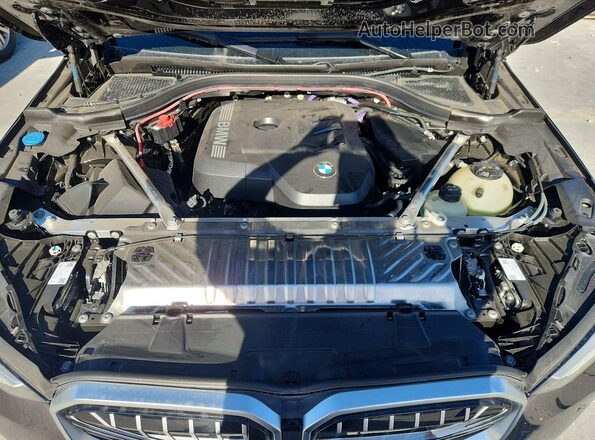 5UX53GP0XS9003223 2025 BMW X3 Black Вид підкапотного простору