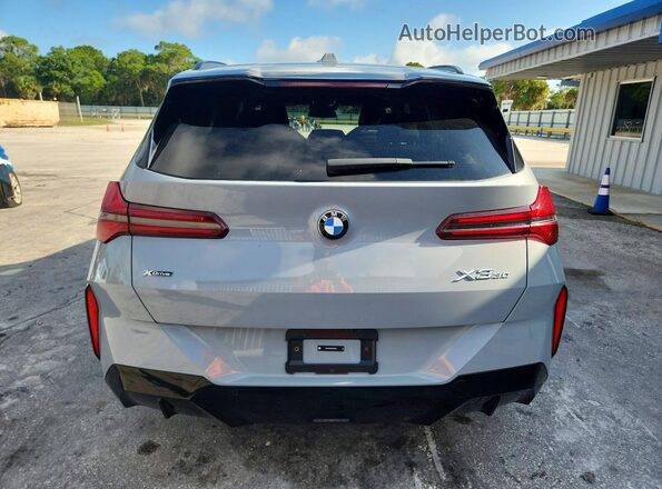 5UX53GP0XS9009250 2025 BMW X3 Silver Հետևի տեսք