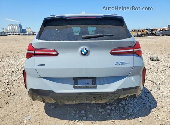 5UX53GP0XS9098916 2025 BMW X3 Gray Rear view