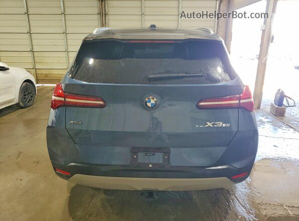 5UX53GP0XS9Z83620 2025 BMW X3 Blue Widok z tyłu