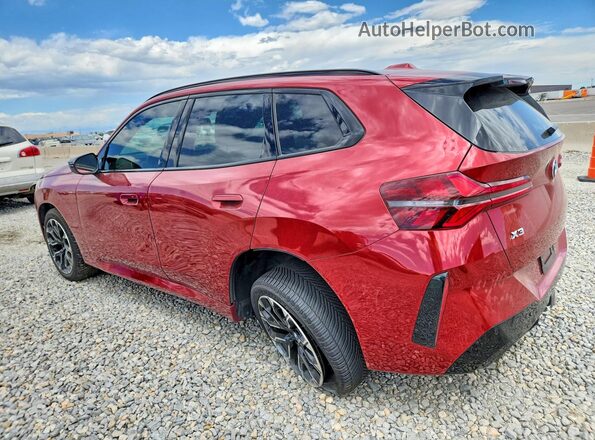5UX73GP04S9Y52773 2025 BMW X3 Red უკანა მარცხენა