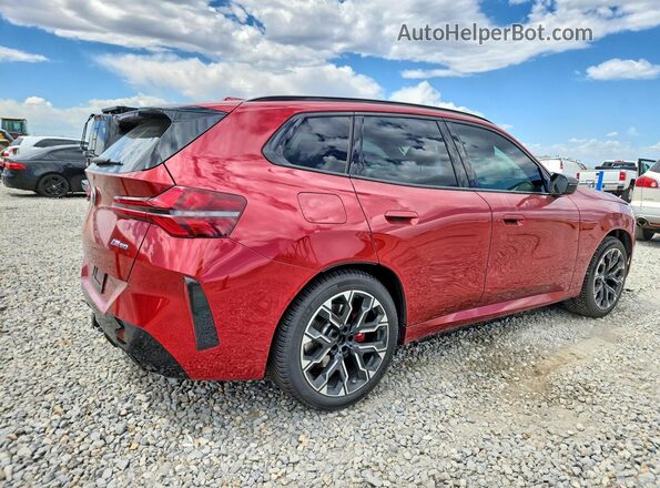 5UX73GP04S9Y52773 2025 BMW X3 Red უკანა მარჯვენა