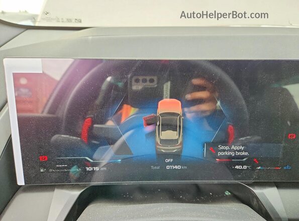 5UX73GP04T9350721 2026 BMW X3 Gray Widok zestawu wskaźników