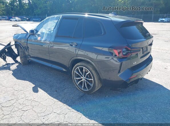 5UX83DP00N9J60095 2022 BMW X3 Black Հետևի ձախ