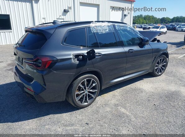 5UX83DP00N9J60095 2022 BMW X3 Black Հետևի աջ