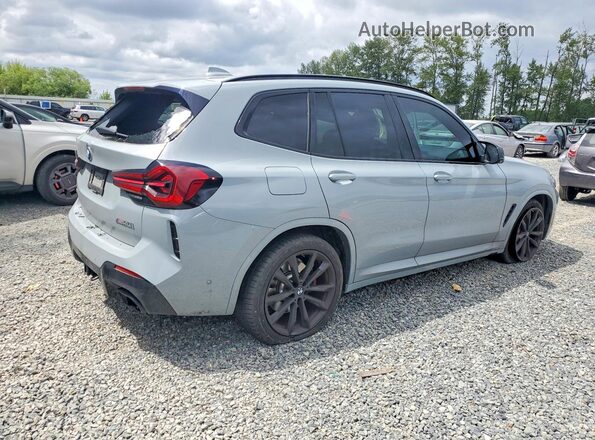 5UX83DP00N9L53427 2022 BMW X3 Gray Задня права чверть