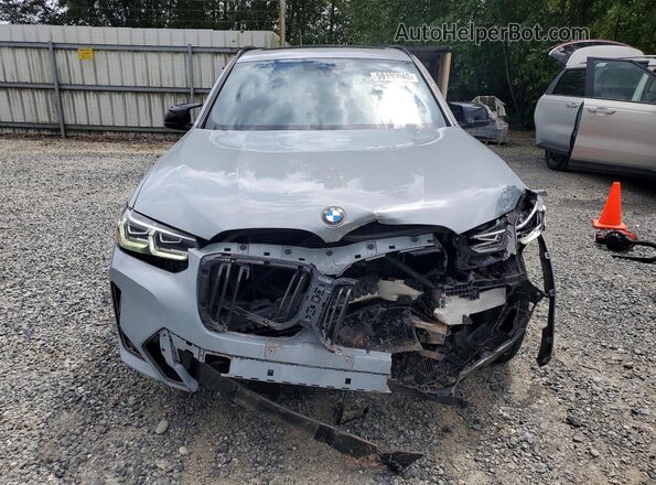 5UX83DP00N9L53427 2022 BMW X3 Gray Вид спереду