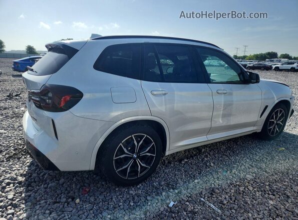 5UX83DP02P9N64745 2023 BMW X3 White Rear right