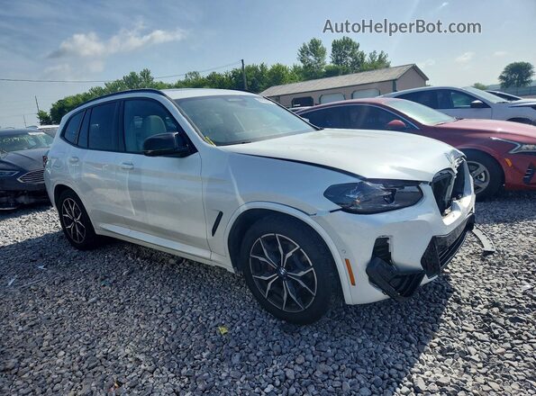 5UX83DP02P9N64745 2023 BMW X3 White Front right