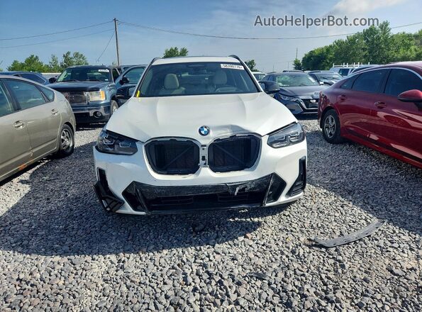 5UX83DP02P9N64745 2023 BMW X3 White Front view