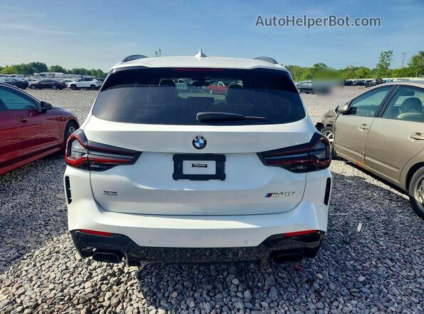 5UX83DP02P9N64745 2023 BMW X3 White Rear view
