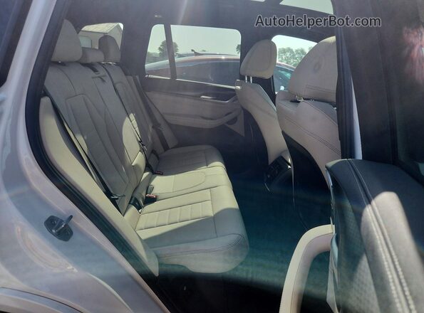 5UX83DP02P9N64745 2023 BMW X3 White Rear seats view