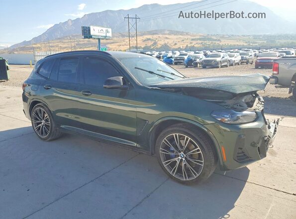 5UX83DP03N9K79940 2022 BMW X3 Green Przód prawy