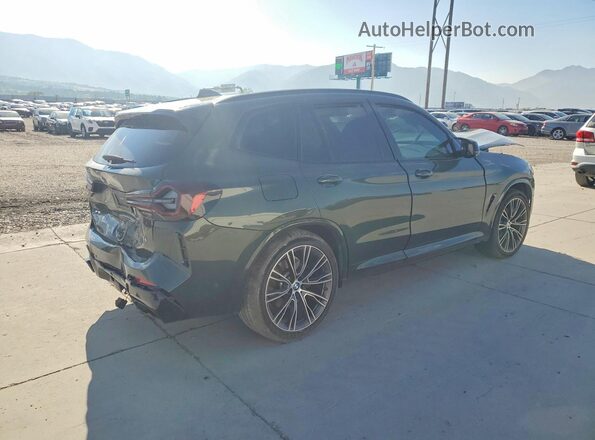 5UX83DP03N9K79940 2022 BMW X3 Green Tył prawy