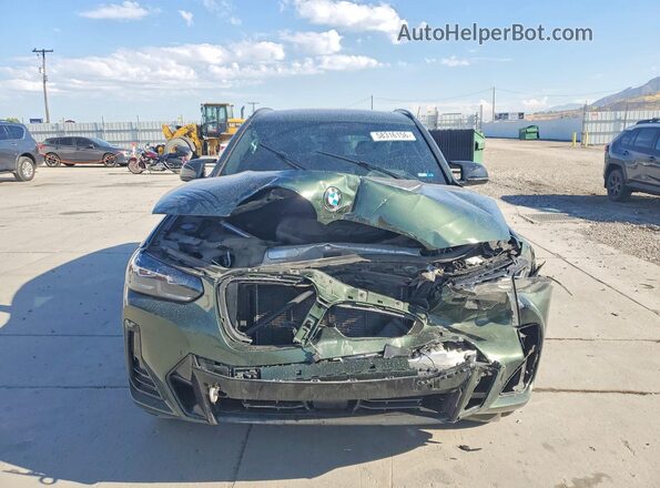 5UX83DP03N9K79940 2022 BMW X3 Green Widok z przodu